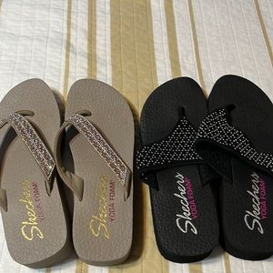 Skechers Yoga Foam Fancy Flip Flops